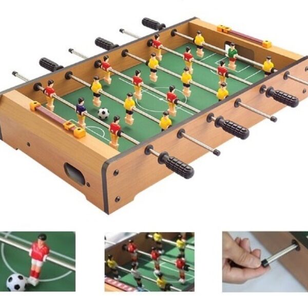 Μεγάλο επιτραπέζιο ξύλινο ποδοσφαιράκι 48.5 cm με 18 παίκτες 0310 OEM