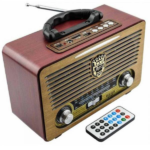 Ρετρό ραδιόφωνο FM/AM/SW3 και ηχείο MP3 Player με τηλεχειριστήριο  M115BT MEIER OEM