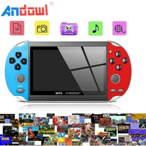 Επαναφορτιζόμενη, φορητή ρετρό κλασική  κονσόλα παιχνιδιών 4,3 ιντσών Q-A32 ANDOWL 0325 Andowl