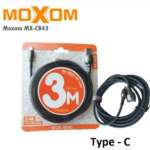 Καλώδιο δεδομένων γρήγορης φόρτισης 3m Type-C MX-CB43 MOXOM Moxom