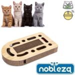 Οβάλ  ονυχοδρόμιο – παιχνίδι γάτας  με μπαλάκι Nobleza OEM