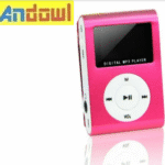Μίνι φορητό mp3 Player με οθόνη Andowl Q-A208,  φούξια OEM