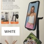 Αναδιπλούμενη επιτραπέζια βάση τηλεφώνου και τάμπλετ λευκή Q-C40 ANDOWL Andowl