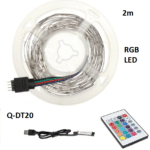 Ταινία LED RGB USB 2m με τηλεχειριστήριο Q-DT20 ANDOWL Andowl