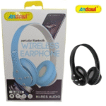 Ασύρματα, επαναφορτιζόμενα ακουστικά κεφαλής Bluetooth Μαύρα Q-HE93 ANDOWL Andowl