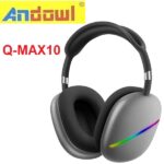 Επαναφορτιζόμενα ασύρματα στερεοφωνικά ακουστικά κεφαλής με φως LED Q-MAX10 ANDOWL Andowl