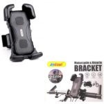 Βάση στήριξης τηλεφώνου για τιμόνι ποδηλάτου και μηχανής μαύρη Q-ZJ554 ANDOWL Andowl