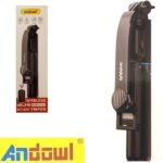 Σέλφι στικ με ενσωματωμένο Bluetooth και τηλεχειριστήριο μαύρο Q-ZP20 ANDOWL Andowl