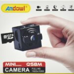Μίνι επαναφορτιζόμενη ασύρματη κάμερα μαύρη QS8M ANDOWL Andowl