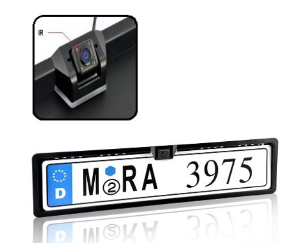 Κάμερα οπισθοπορείας σε πλαίσιο πινακίδας με νυχτερινή λήψη για το αυτοκίνητο 0365 OEM