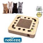 Τετράγωνο  ονυχοδρόμιο – παιχνίδι γάτας  με μπαλάκι Nobleza OEM