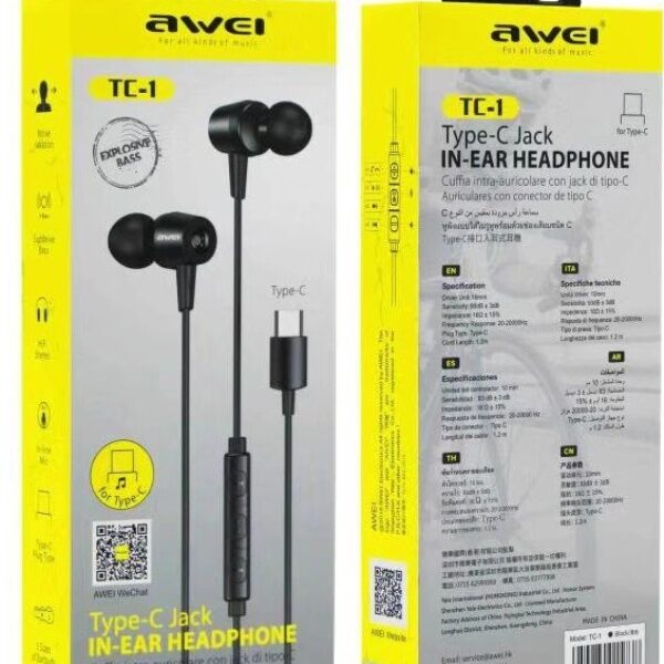 Ακουστικά Type-C TC-1 AWEI AWEI