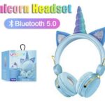 Γαλάζια ασύρματα ακουστικά μονόκερος Bluetooth OEM