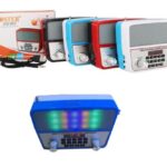 Μινι ασύρματο Bluetooth ηχείο με ράδιο WS-1813 γαλάζιο OEM