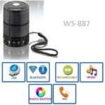 Ασύρματο μίνι ηχείο Bluetooth με εξαιρετική ποιότητα ήχου και ισχυρά μπάσα μαύρο WS-887 OEM