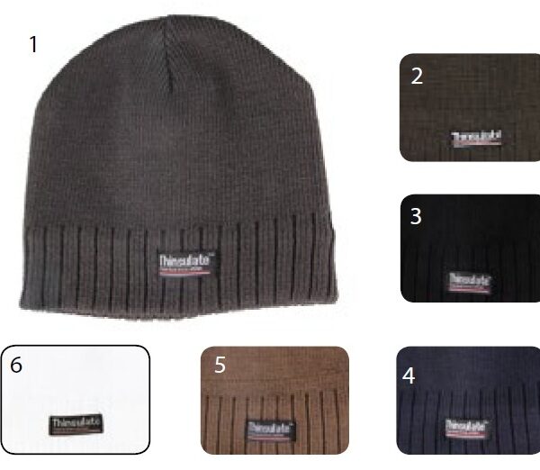 Μάλλινος σκούφος με επένδυση μαύρος OEM