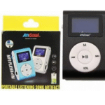 Μίνι φορητό mp3 Player με οθόνη Andowl Q-A208,  μαύρο 0425 OEM