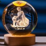 Κρυστάλλινη σφαίρα με φως Υδροχόος OEM