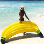 Στρώμα θαλάσσης μπανάνα 188x118cm OEM