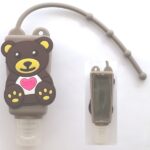 Μπουκάλι αντισηπτικού τσάντας καφέ αρκουδάκι OEM