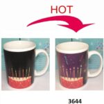 Θερμικά ευαίσθητη κεραμική κούπα Πάρτι Γενεθλίων 3644 OEM