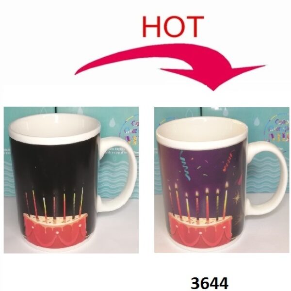 Θερμικά ευαίσθητη κεραμική κούπα Πάρτι Γενεθλίων 3644 OEM