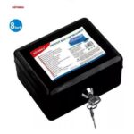 Μεταλλικό κουτί ταμείου 200x160x85mm Μαύρο OEM