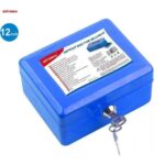 Μεταλλικό κουτί ταμείου 300x240x90mm Μπλε OEM