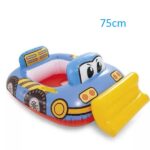 Βρεφικό σωσίβιο μπουλντόζα με κάθισμα μπλε 75cm OEM