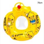 Φουσκωτό βρεφικό σωσίβιο με τιμόνι Cute Duck 70cm OEM