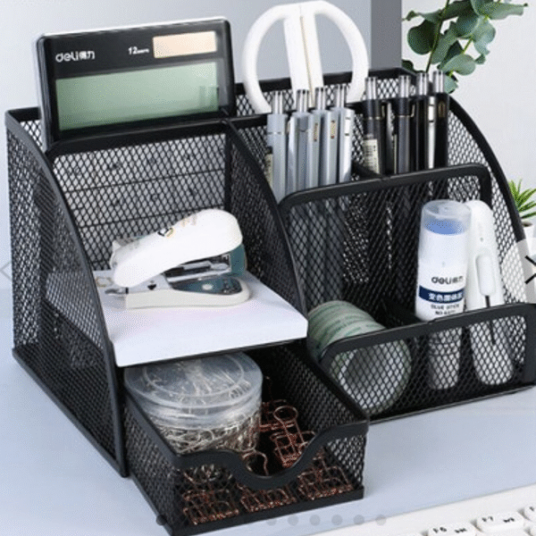 Μεταλλικός διοργανωτής γραφείου μαύρος OEM