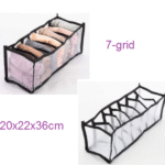 Αναδιπλούμενος διχτυωτός οργανωτής εσωρούχων για συρτάρι Μαύρο 22x20x36cm 15784-65 OEM