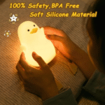 Επαναφορτιζόμενο μαλακό παιδικό φωτάκι σιλικόνης παπάκι OEM
