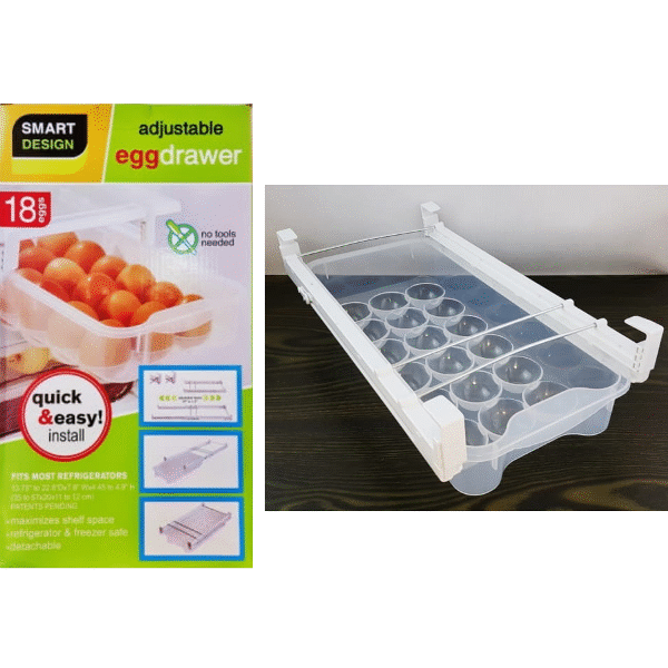 Επεκτεινόμενο συρτάρι ψυγείου αυγοθήκη 0345 OEM