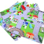 Επιδαπέδιο παζλ αφρού 4 τεμαχίων πόλη OEM