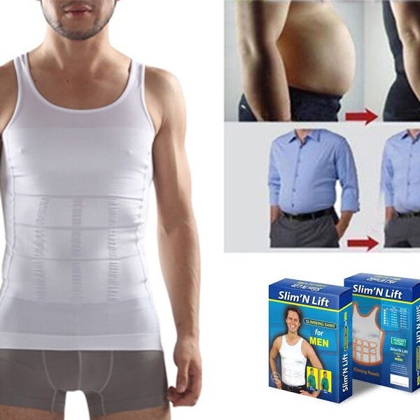 Αόρατη ανδρική φανέλα Lastex σύσφιξης κοιλιάς και αδυνατίσματος OEM