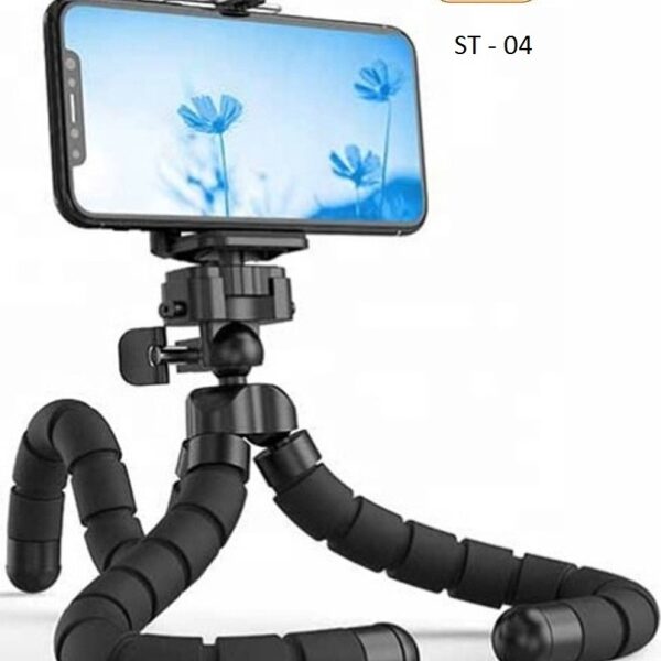 Ευλύγιστο τρίποδο κινητού με τηλεχειριζόμενο κλείστρο Bluetooth ST-04 EZRA 8145 EZRA