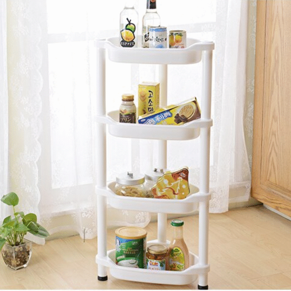 Πλαστική, τετραπλή, γωνιακή ραφιέρα 81115 OEM