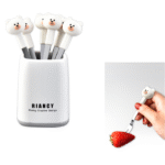 Σετ πιρουνιών φρούτων σε βάζο Αρκουδάκια λευκό 22508 OEM