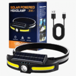 Ηλιακός προβολέας κεφαλής LED + 2COB JS-921 OEM