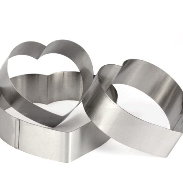 Σετ 3 μεγάλα τσέρκια τούρτας Καρδιά OEM