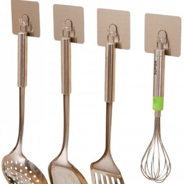 Αυτοκόλλητοι γάντζοι τοίχου 4τεμάχια SQ-5087 OEM