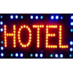 Φωτιζόμενη πινακίδα με led "HOTEL" OEM