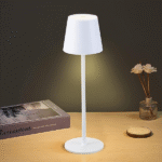 Επαναφορτιζόμενη επιτραπέζια μεταλλική λάμπα LED λευκή 89020 OEM