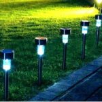 LED ηλιακές λάμπες κήπου πλαστικές 10 τεμάχια μαύρες 9205 OEM