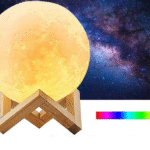 Μεγάλο επαναφορτιζόμενο φωτιστικό χρωμάτων πανσέληνος LED USB 18cm 0375 OEM