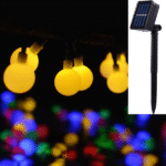 Ηλιακά φωτάκια σε γιρλάντα λευκό ζεστό 5 μέτρα 18779-35 OEM