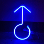 Διακοσμητικό φωτιστικό LED σύμβολο αρσενικό OEM