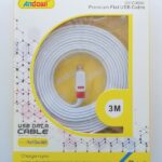 Καλώδιο φόρτισης USB 3 μέτρων με Micro USB QY-C069A ANDOWL Andowl