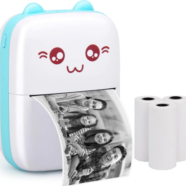 Μίνι θερμικός εκτυπωτής, γαλάζιο OEM